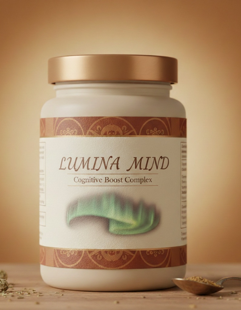 Lumina Mind product bottle for daily routine use